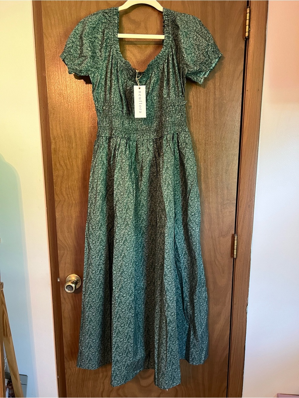 Neuflora teal Kina dress
